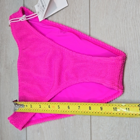 NWT Good American Women Always fit Hawiian Pink swim bikini bottom sz 1/2 S/M - Picture 5 of 8